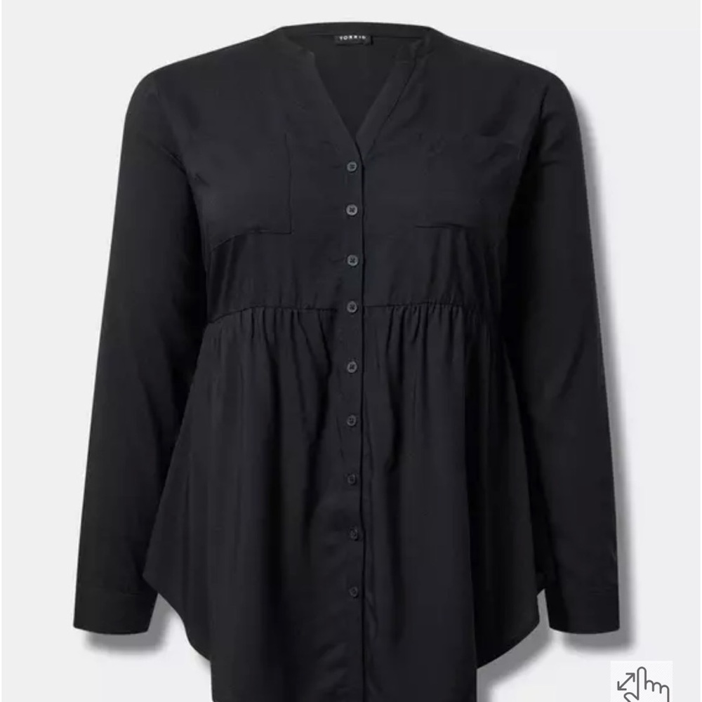 Torrid Black Babydoll Tunic